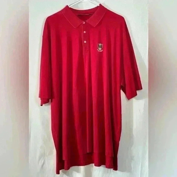 Polo by Ralph Lauren Pine Valley Logo Golf Polo Red (Size XXL) - Picture 1 of 9